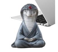 Générique Snake Decorative Ornaments, Resin Meditating Snake, Sitting Snake Figure, Realistic Snake Statua, Meditazione Snake Decor, Home Table Decoration, Snake Figure for Living Room