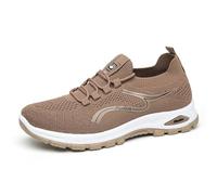 Générique Sneakers da uomo estive casual tomaia in rete traspirante scarpe da passeggio comode e leggere antiscivolo suola morbida per un uso quotidiano all'aperto, marrone, 40 EU