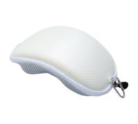 Générique Snow Glasses Case - Rainproof Ski Goggle Case | Durabble PU Travel Carrying Rainproof Zipper Bag | arc leather box | Hard goggle caase for any ski or motorcycle enthusiast, bianco, Se