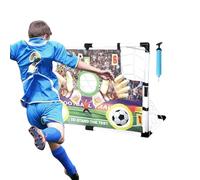 Générique Soccer Net for Kids - 88 x 47 x 61 cm 3 altezza regolabile calcio sport giocattolo | pratica calcio Goal Toy for Playground Indoor Living Room Practice Exercise Outdoor Backyard