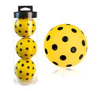 Générique Soft Pickleball, Quiet Ball Game, Silent Tickle Tennis, Includes 3 Balls Indoor Low Noise Beginner-Friendly High-Density Foam for Practice Use, 2,91 pollici, 74 mm