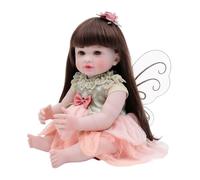 Générique Soft Reborn Doll Girl - Statuetta a forma di farfalla a tema Realistic Toy Collectible Play Companion | with Kids Couch Living Room Bedroom Shelf Nursery Daycare Nightstand Christmas