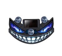 Générique Solar Car Window Lights - LED Eyes | USB ricaricabile ABS 5W