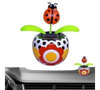 Générique Solar Dancing Flowers | Cute Flower Shaking Head Ornament | Automatic Solrr Powered | Solar, Flower Car Decoration for and Any Plant Lover