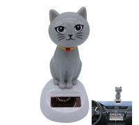 Générique Solar Dancing Toy, Solar Powered Swinging, 2,76 x 2,76 in Cute Cat Bobble, Animated Dashboard Decoration, Fun Car Decorations for Vehicle Kids Boys Girls Women Men