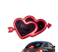 Générique Solar LED Heart Car Ambient Light 7 Modalità Interior Decor