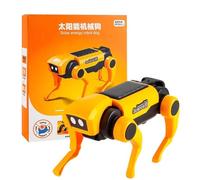 Générique Solar Robot Dog Kit Giocattoli - Solar Robot Toys | Giocattoli per bambini | STEM Educational Building Set For Boys Girls | Solar Powered Puppy Robot | Interactive Science Toy Gift For