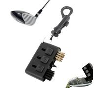Générique Spazzola di pulizia per mazze da golf, pulitore portatile per scanalature con impugnatura ergonomica, accompagnante leggero sul percorso per uomini, donne, adolescenti e golfisti