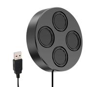Générique Speaker portatile, USB Wired Audio System, Deep Bass Sound Device, High Volume Output Unit, for Desktop Laptop Tablet Travel Home Party Workplace Game Room Car TV Entertainment Use