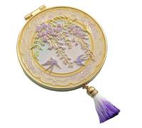 Générique Specchio Compatto Tasca, Accessori Pieghevole Portatile A Mano, Piccolo Specchio Da Viaggio, per Donne Adulti Famiglia Amici Casa Interni Esterni Viaggi