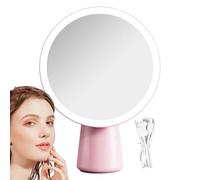 Générique Specchio per il trucco - Specchio per il trucco | Specchio tattile ricaricabile 19 cm 3 modalità regolabili per bagno toletta soggiorno ufficio camera da letto