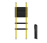Générique Speed Ladder Kit, Agility Workout Ladder, Portable Footwork Training Tool with Ground Flat Strap System, Lightweight Carry Bag Design, Athletic Performance Trainer, Field Training Use