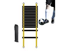 Générique Speed Ladder Kit, Agility Workout Ladder, Portable Footwork Training Tool with Ground Flat Strap System, Lightweight Carry Bag Design, Athletic Performance Trainer, Field Training Use