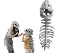Générique Spinesaurus Plush Dino Outfit, Spinosaurus Costume, scheletro 3D dinosauro, costume cosplay realistico per Halloween, Spinosaurus peluche per feste Nuovo modello