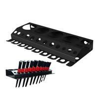 Générique Spray Can Holder Rack, Wall-Mounted Auto Detailing Bottle Organizer, Brush Storage Display, 16,14 x 6,69 x 1,77 pollici Car Beauty Shop Accessory, Wash Tool Organizer for Beauty Stores