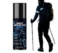 Générique Spray Riflettente Bici da Notte - 100 ML Vernice Fluorescente di Sicurezza,Spray Riflettente per Running,per Corsa Campeggio Escursionismo Pedone Traffico