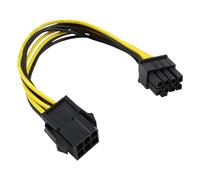 Générique Stabile Connection Adapter, 6 to 8 pin, GPU Adapter, GPU Power Cable, Adattatore Cable Connector, Computer Graphics Adapter, PCIe Stabile Link, GPU Connector, Power Adapter Cable