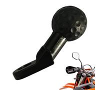 Générique Staffa di fissaggio per manubri da bicicletta, base di montaggio per specchietto retrovisore moto e bicicletta, in lega di alluminio resistente con rotazione a 360° per sistema di