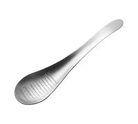 Générique Stainless Ginger Grater, Spoon Shape Grinder Tool, Handheld Food Shredder, Fine Grater Kitchen Gadget for Home Cooking Garnish Baking Restaurant Camping Picnic Use 6,69 x 1,69 pollici