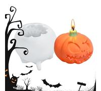 Générique Stampi Per Candela - Candela di Halloween | Stampi In Silicone | Stampaggio E Stampaggio | Halloween | Stampo Spaventoso per Resina Epoxy Gesso Aromaterapia Decorazione Progetti Fab