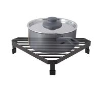 Générique Stand di stoccaggio - Base di organizzatori da cucina Triangolare, struttura minima di rack | Risparmio di spazio pratico ripiano piedistallo per bancone di guardia da pranzo