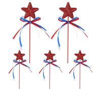 Générique Star Wand, Glittery Fairy Stick, Enchanting Costume Accessory, Elegant Prop, Charming Sparkly Toy (5 pacchetti), for Halloween Pageant Theater Parade Photoshoot