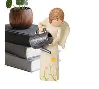 Générique Statue d'angelo da giardino,Statuette ornamentali in resina | Statua di angelo versatore per giardino e patio - per il, balcone, interno, soggiorno, camera da letto e studio