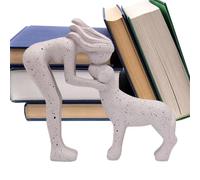 Générique Statuetta per ragazza e cane - ornamento da ufficio, souvenir - decorazione interna cane in resina | per soggiorno camera da letto biblioteca amanti degli animali