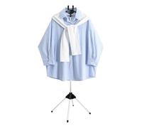 Générique Steamer Hanger Stand, Foldable Garment Steaming Rack, 62.99 Inches Adjustable Clothing Support Frame, Ideal for Home, Dorm Room, Laundry, College, and Wedding Dress Use