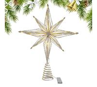 Générique Stella di Natale per - Compatto Versatile Multiuse Innovative Design Il Vertice 'Abete, 3D Luminoso Albero, Decorazioni Luminose Feste E Forniture | Multipurpose Outdoor Indoor Utility