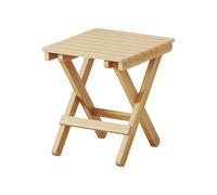 Générique Step Stools - Small Folding Stool | Wooden Foldable Chair | Lightweight Compact Stepping Stool with Handle | Heavy Duty Stools for Outdoor Using Camping Travel & Backpack Accessory