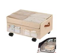 Générique Stoccaggio sotto-letto - Scatola di immagazzinaggio rotabile | Scatola con ruote per veicoli | Vassoio portaoggetti impermeabile con contenitore per auto dormitorio college di lavoro