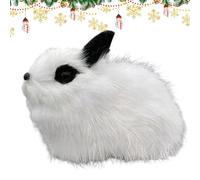 Générique Stofftier Häschen Puppen | Realistische Plüschfigur Tischdekoration - Kuschelhasen Modell Sammelfigur Für Couch Bett Wohnzimmer Schlafzimmer