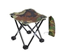 Générique Stool pieghevole 27 x 26 x 26 cm retrattile per pescare | portatile pieghevole Stool Lightweight for Fishing Camping Travel Mountaineering Garden Outdoors Hiking Picnic