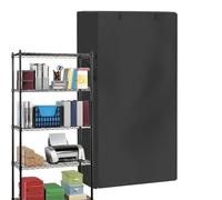 Générique Storage Shelf Cover, Windproof Rolling Wire Rack Organizer, 36,22 x 18,11 x 62,2 pollici Portable Shelving Protector for Garage, Bedroom, Warehouse, Closet Door, Clothes and Home