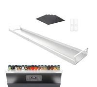 Générique Stove Rack - Space Saving Magnetic Extendable, condimento Shelf Over Oven Seasoning Rack, utensili, stagioning, olio, cooktop, casa, appartamento, cottura, cucina, cucina, organizer