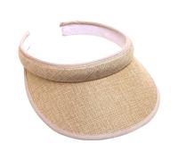 Générique Straw Breathable UV Protection Stylish Cooling Headwear | Sunvisor Hat Womens, Beach Vacation Sun Hat for Travel Fishing Festival Camping Gardening Hiking Golf Walking