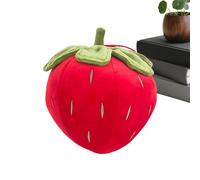 Générique Strawberry Pillow - 11.8 inch Super Soft Plush Cushion Toy | Realistic Strawberry Shaped Pillow Accent | for Kids Girls Boys Bedroom Sofà Birthday Easter Party Favors Stocking Stuffer Gift