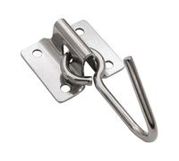 Générique String Light Hooks, Stainless Steel Swing Clips, 10,9 x 5,5 cm Hangers for Secure Hanging Support, Rust Resistant Metal Build, Home Decoration Hardware for Patio Porch Balcony Recinzione