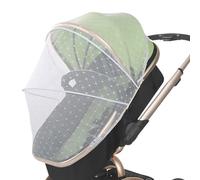 Générique Stroller Net, Portable Crib Netting, Full Cover Mesh Protector, Breathable Baby Stroller Tent, Shield Canopy (Fit), Ideal for Prams, Carriages, and Travel