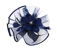 Générique Strumenti Cappelli Chiesa Piuma Clip Fascinatori Cappello Cap per Tappeto Pelliccia Pecora, Marina, Taglia unica