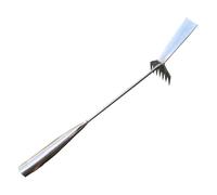 Générique Strumento di diserbatore, 2 in 1, robusto ergonomico in metallo, pala da giardino a manico lungo con rastrello da diserbare, per diserbo e diserbo