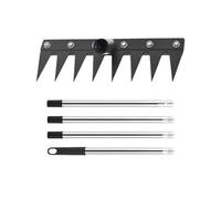 Générique Strumento per diserbare a manico lungo, diserbatore manuale per giardinaggio, paesaggistica, allargare il terreno, strappare, ergonomico per allentare il suolo, pulire aghi di pino