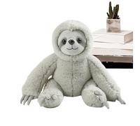 Générique Stuffed Animal Sloth, Realistic Plush Toy, Soft Sleepy Companion, Decorative Throw Pillow, Cushion, Adorable Creature, Ideal for Sofa, Couch, Bed, Shelf, Living Room Decor