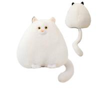 Générique Stuffed Cat Plush, 28 cm / 11.02 in Soft Soothing Cute Throw Pillow, Realistic Cat Plush, per bambini, ragazzi, ragazze, giovani uomini, donne, figliuoli, amici e figli