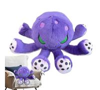 Générique Stuffed Octopus Doll, Plush Marine Animal, 13,78 x 5,91 pollici Size Lightweight and Portatable, Collectible Figurine for Halloween Home Decoration, Women Kids Teens Adult, Viola