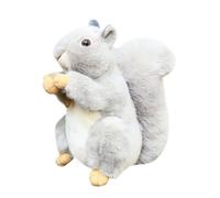 Générique Stuffed Squirrel Plush, Cartoon Acorn Holder, 20 cm Cuddle Toy, Soft Snuggle Companion, 7,87 pollici Adorable Room Decor, Cute Accent for Living Room, Bedroom, Dorm