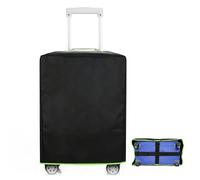 Générique Suitcase Cover for Travel, Luggage Cover, Hard Case Baggage, Anti Scratch Suitcase Wrap, Sturdy Design, (20,47 x 28,54 x 12,2 pollici), Perfect for Standard Box Luggages, Nero , Se référer