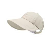 Générique Sun Hat - Women's UV protezione baseball Cap Quick Dry Visor, beige