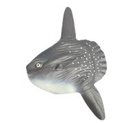 Générique Sunfish simulato - Statuetta animale marina realistica, accento | Interno stile costiero scena acquario, modello di pesce di mare dettagliato per attività educative, gioco per